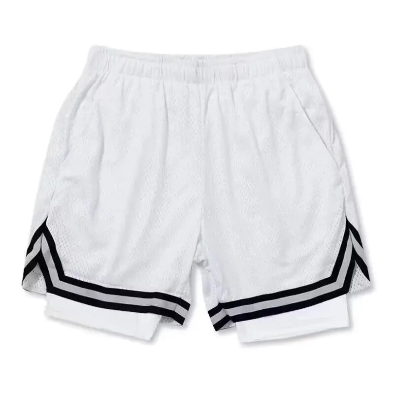Children's basketball shorts cropped shorts trendy and loose summer pants wearing large shorts for training quick drying fitness