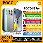 Global Version POCO F8 Pro 5G Smartphone Snapdragon® 8 Elite 6.59" Eye-care AMOLED display 6210mAh 100W HyperCharge IP68 NFC