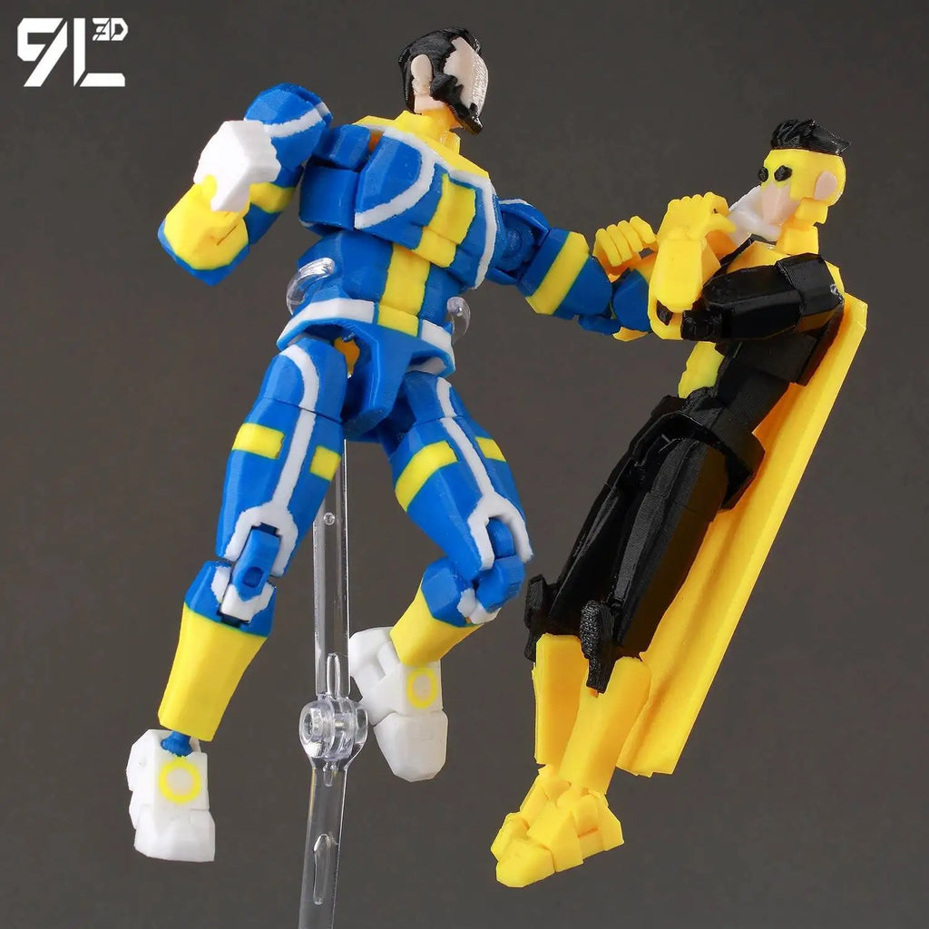 9L3D Lucky 13 Invincible Boy Conquer Omni Action Figure 3D Printed Anime Model Multi-Jointed Poseable Collectible Toy Gift Fan