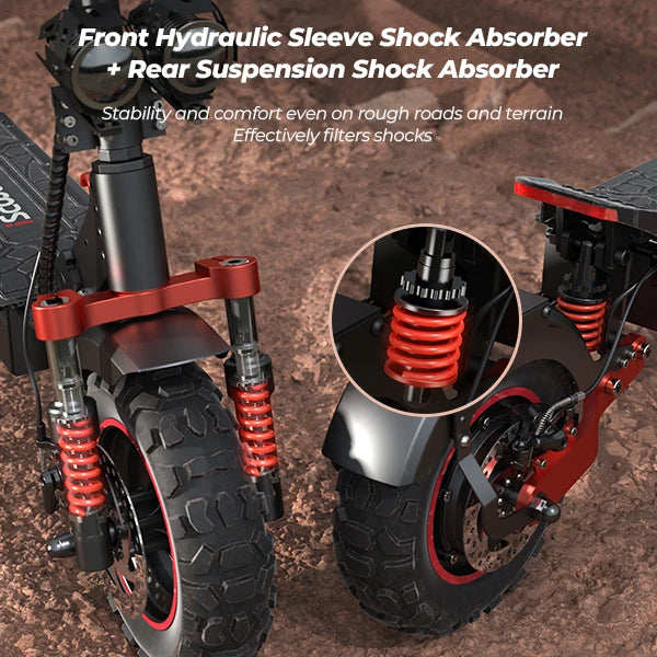 iScooter iX5S  Adults Electric Scooter 1000W Motor 48V15Ah Battery 11Inch  All Terrain Tire Foldable Electric Scooter