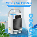 Mini Air Conditioner Air Cooler Fan Portable Water Cooling Fan Mobile Air Conditioning Fan For Room Office Cars