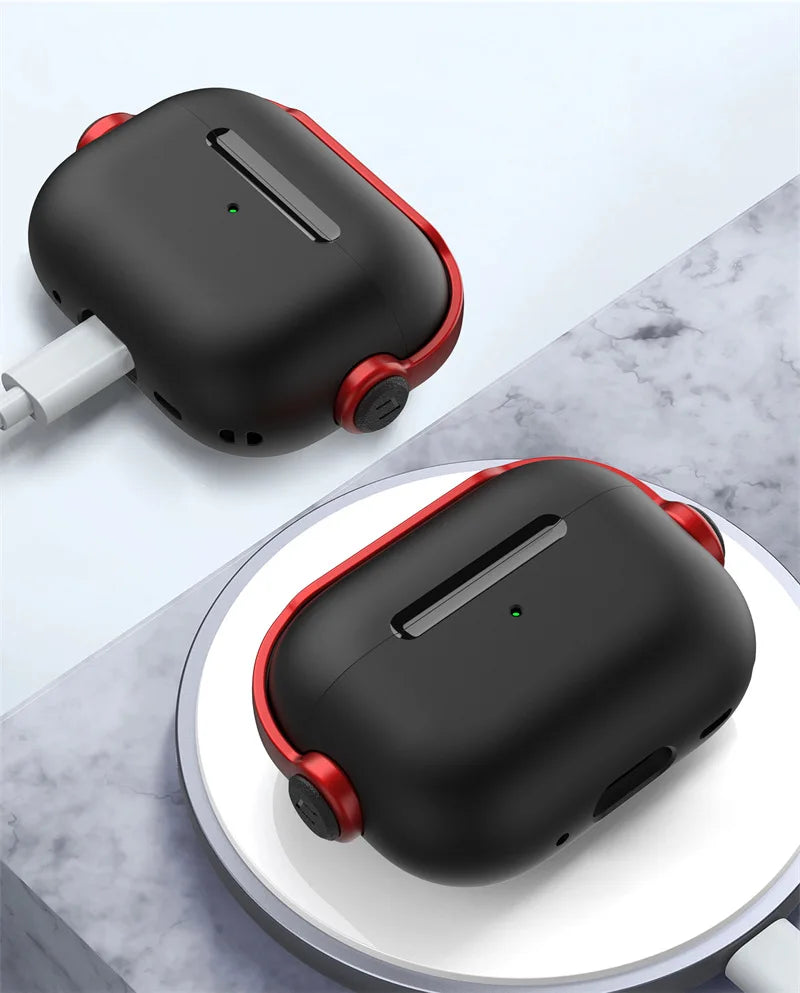 Cover For Airpods Pro 1st 2nd generation TPU Case With Keychain Wireless Earphone Protective Case For Air Pods 3 2 1 Accessories