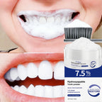 Oral Care Deep Cleaning Whitening Tooth Powder with 7.5% Hydroxyapatite - Remineralizing Cool Mint Enamel Repair Fresh Breath