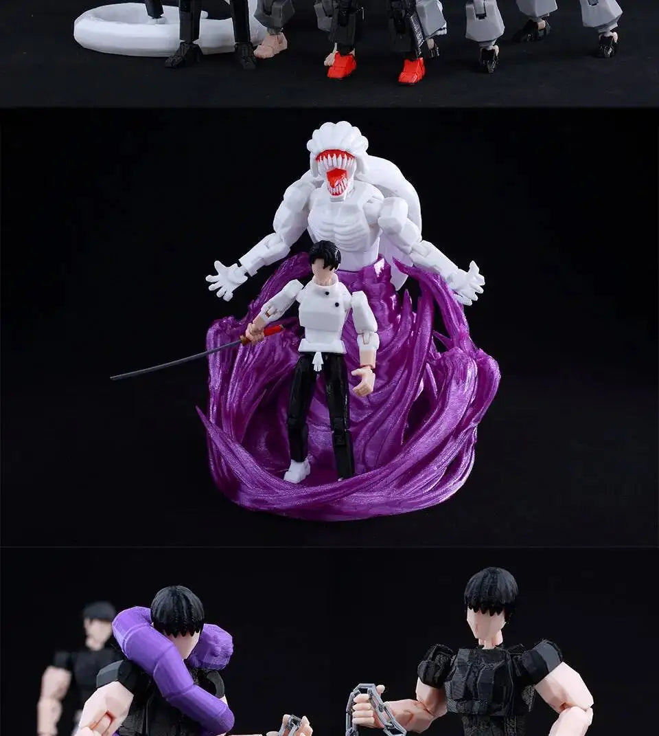 9L3D Lucky13 Gojo Sukuna Jujutsu Fushiguro Toji Gojo Satoru Action Figure Dummy13 T13 Multi-Jointed Collectible Toys Titan13