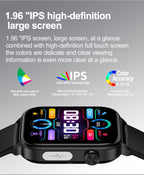 2025 New AI Diagnosis Blood Lipids Uric Acid Body composition Test Smart Watch For Men ECG+PPG Bluetooth Call Health Smartwatch