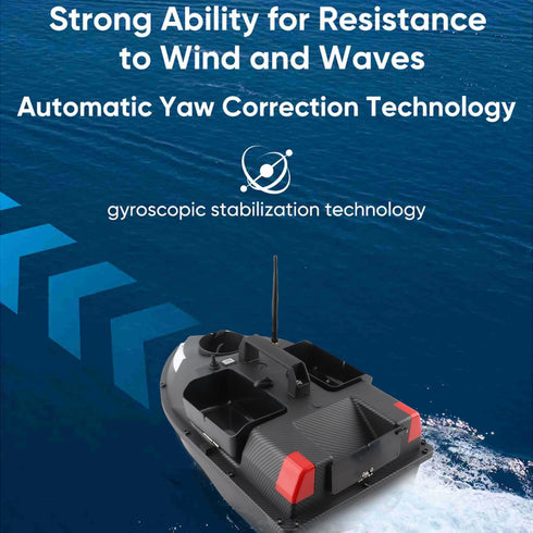 Modern GPS Fishing Bait Boat with 3 Bait Containers 12000mAh Wireless Bait Boat with Automatic Return Function Various styles