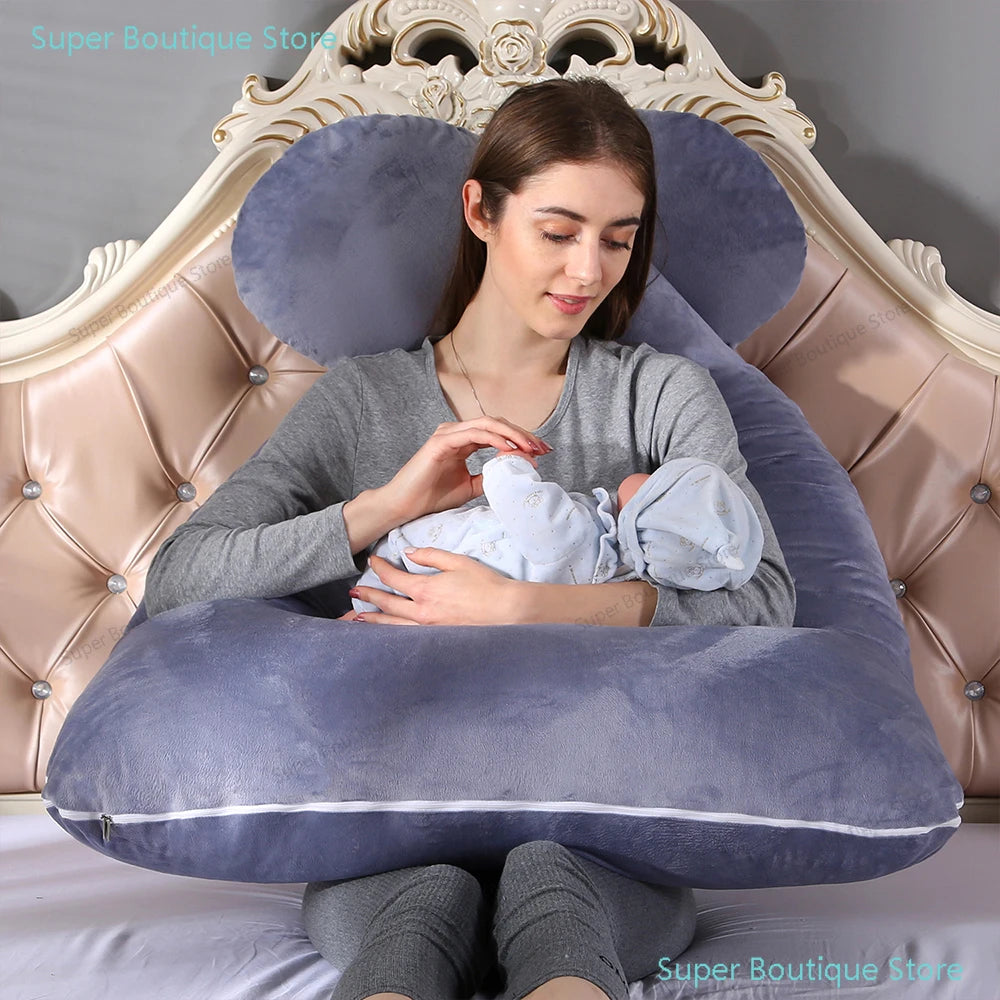 1.3KG Cotton Pillow for Pregnant Women Pregnancy Pillow Maternity Breastfeeding Pillow Cushion Pregnancy Nursing Pillow Main image