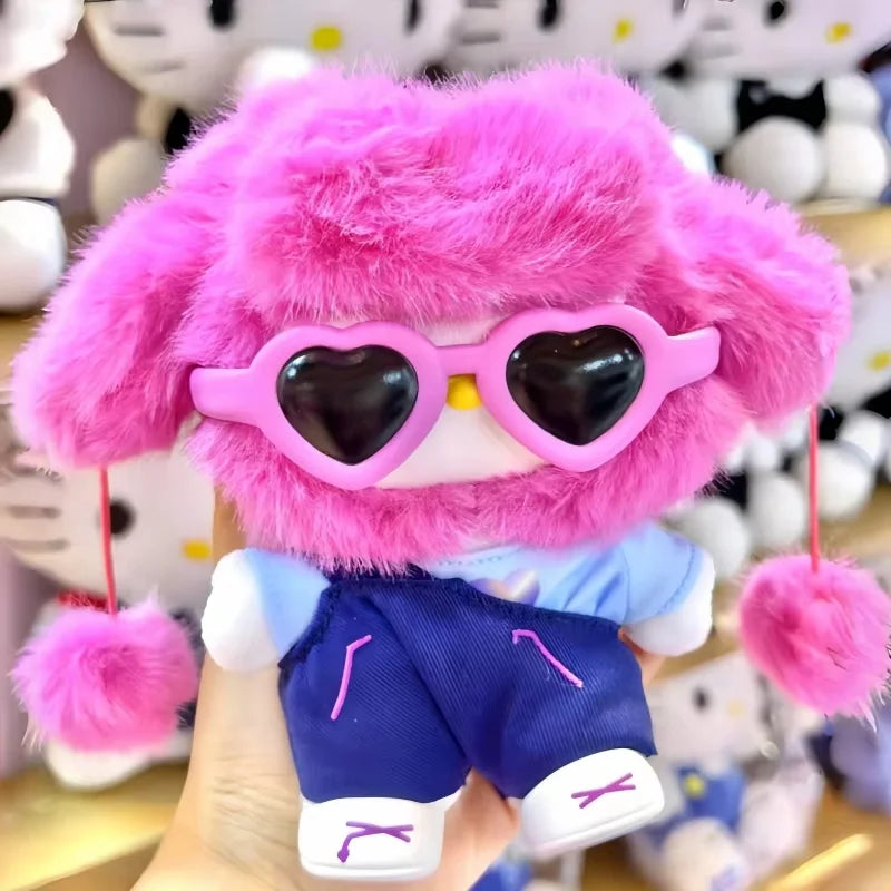 Genuine Hello-Kitty Pop Star Velvet Pendant Series Vinyl Doll Blind Box Trendy Kawaii Surprise Gift Lovely Trendy Blind Box Toys