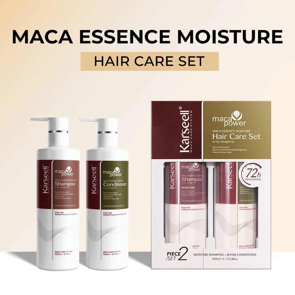 Karseell Collagen Hair Treatment Repair Conditioning, Shampoo and Conditioner for Dry Damaged Hair All Hair Types Hair care Gift