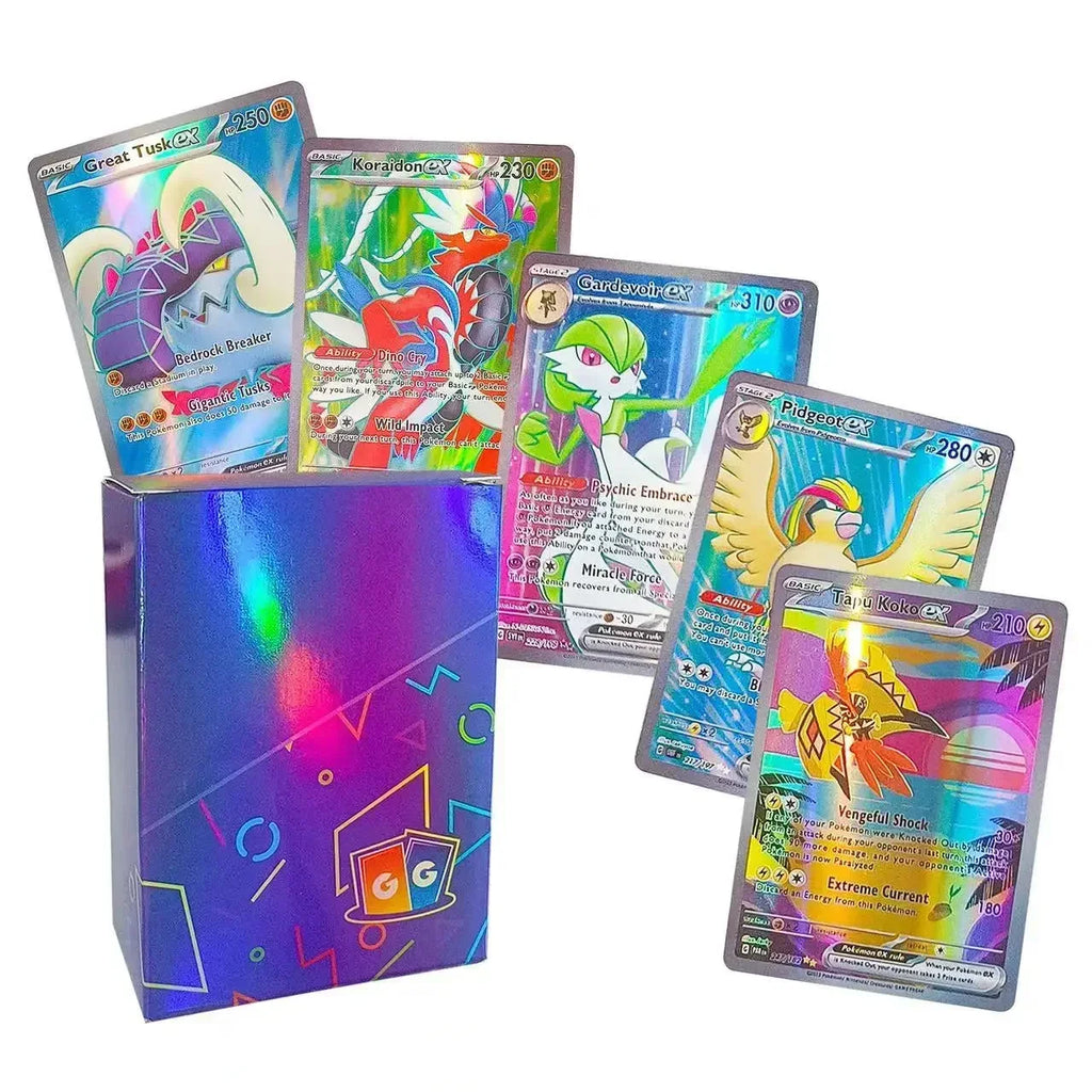 60-100Pcs New English French Spanish Pokemon Cards GX MEGA EX TAG TEAM Vstar Game Battle Card Hot Sale Collection Card Kids Gift