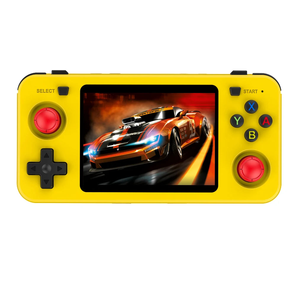 BOYHOM Green R36H Retro Video Game Console 3.5‘’ IPS Screen RK3326 3000 mAh Open Linux System Portable Player 64GB 128GB