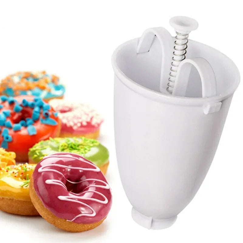 DIY Confectionery Pastry Baking Tools Donut Maker Dispenser  Donut Making Artifact Creative Dessert Gadget Bakeware Cooking Tool
