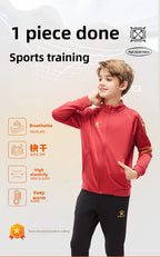 Kelme Children's Sports Jacket Autumn And Winter Knitted Jacket Outdoor Windproof Running Training Suit