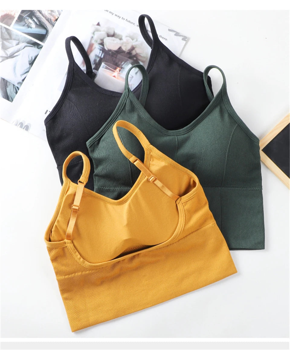 Women's tube top Beauty Back bralette Seamless sports bra women's underwear sexy Lingerie Push-up bras sports bra