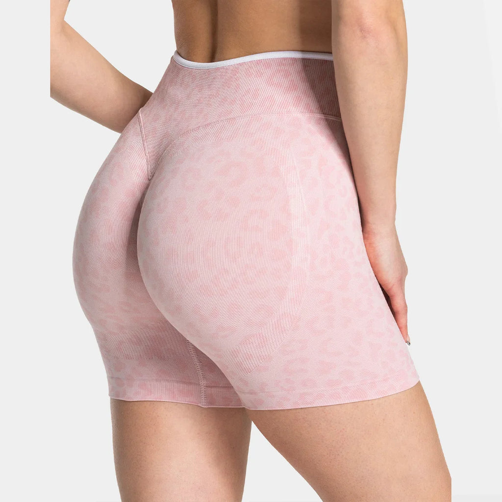 Quick drying seamless yoga shorts for women, high waisted, hip lifting, abdominal tightening, running and fitness pants