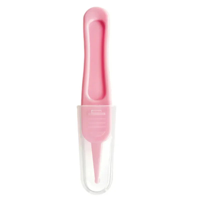 Baby Nose Cleaner Tool Toddler Nasal Cavity Care Supplies Kids Safety Tweezers Cleaning Forceps Baby Essentials Plastic Tweezers
