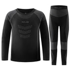 Kelme Children's Quick Drying Clothes Set Outdoor Running Sports Long Sleeve Knitted Training Base Shirt For Boys And Girls