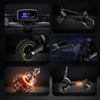 V5Pro Offroad E Scooter 10 Zoll ABE zertifiziert 500W 48V12.5Ah Geländereifen Dual Federung E Bremse Voltix APP Deutschland