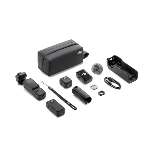 DJI Osmo Pocket 3 Camera 1'' CMOS 4K/120fps Video, 3-Axis Stabilization, 2" Rotatable Touchscreen, Small Video Camera