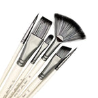 6/24/30Pcs Artist Paint Brush Set for Watercolor, Acrylic, Oil and All Media, Suitable for Canvas, Paper, Ceramic, Nylon Hair, W