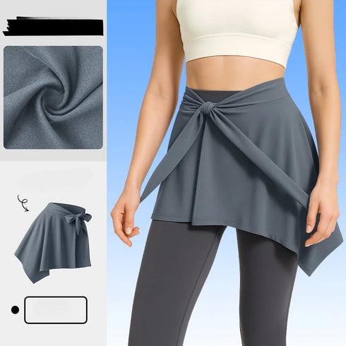 Activewear Skirt  One-piece, Adjustable-strap Skirt That Covers The Hips  Modest Yoga Skirt