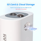 ANRAN 2K Solar Security Camera 3/5MP Outdoor Wireless 2.4G WIFI Camera Battery Cam Floodlight Color Night Vision Can't Add NVR