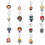 New FUNKO Keychains Disney Demona Princess Bella Ariel Alice Anna Elsa Bell Jack Sally stitch Action Figure Toys Ornaments
