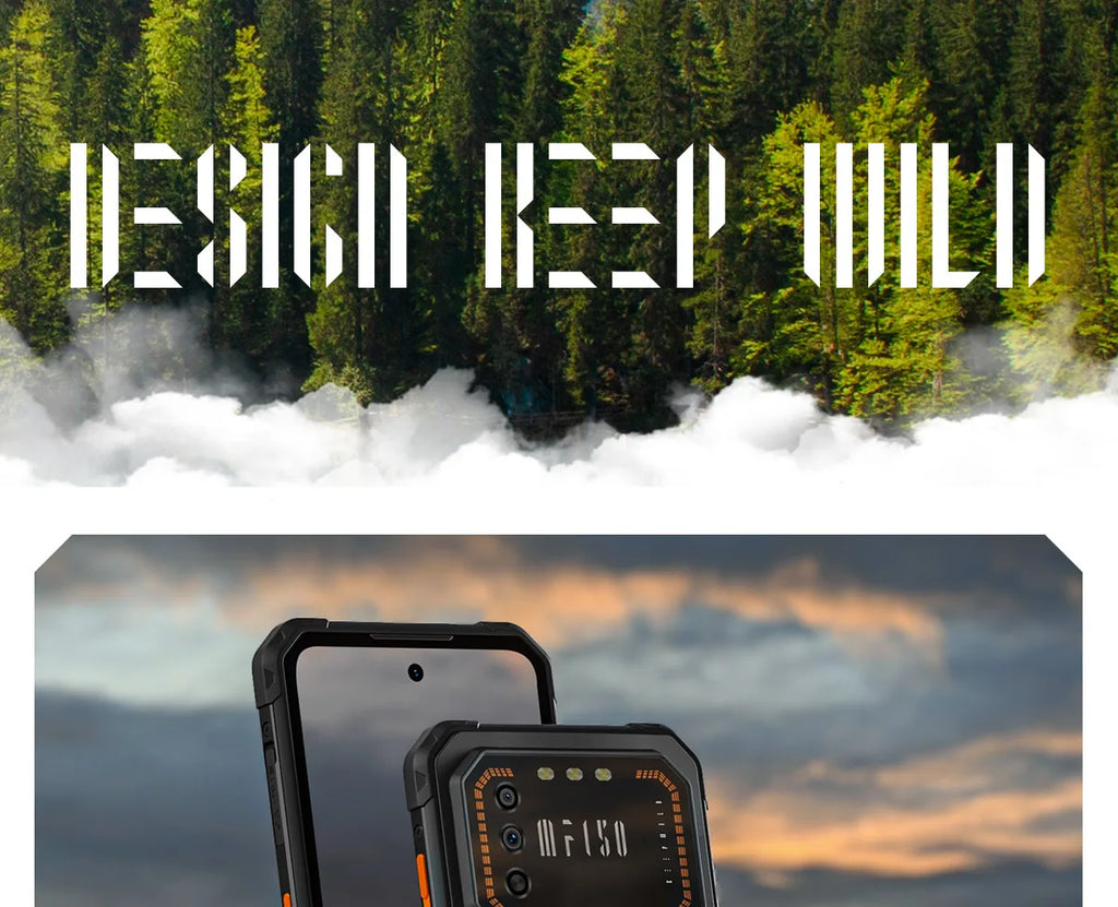 IIIF150 Air1 Rugged Phone Smartphone 5000mAh Battery 6.5" FHD+ Display 20MP Camera NFC IP68 IP69K 11.35MM Ultra-Thin Rugged