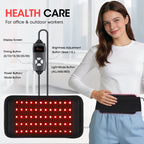 25x13.5cm 60 LEDs 660nm Red Light Infrared Belt 850nm Back Burn Fat Wrap Slimming Machine Waist Timing Pad For Muscle Skin Care