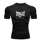 New Men's Compression Running T-Shirt Short Sleeve Gym Fitness Workout Sportswear ZY00139