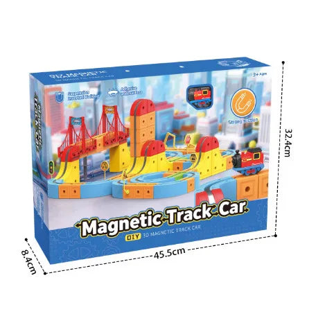 Electric Magnetic Levitation Train Set for Kids - Anti-Gravity DIY Assembly Magnetic Assembly Track Educational Toy for Boys