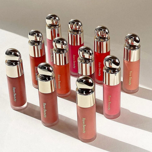 Rare Beauty Melting Cream Blush Makeup Matte Pearlescent Texture Glitter Blush Highlighter Bright nourish moisturize Lip Gloss