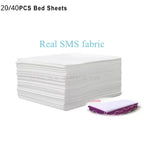 20/40Pcs Massage Waterproof Table Sheets Disposable Non Woven SPA Bed Cover Breathable wholesale 80x180CM for beauty salon hotel