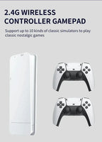 128G Game Stick M15 4K Video TV Game Console Wireless Gamepads Video Game 64G 40000+/50000+ Classic Arcade Games HD Two-player