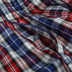 4PCS Mens Underwear Boxers Loose Shorts Men'S Panties Cotton The Large Plaid Arrow Pants Plus Size  Classic Basics Plaid