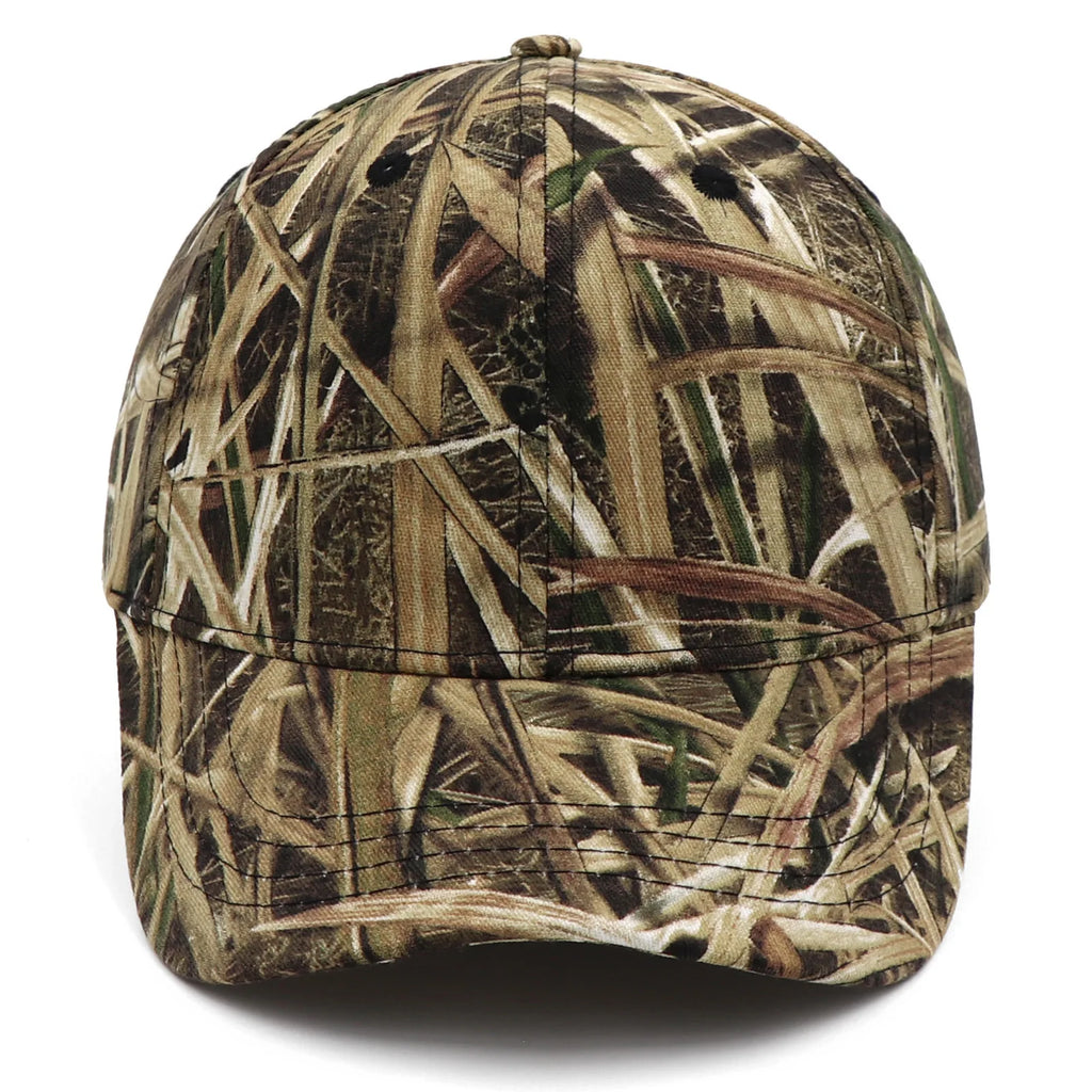 Custom Print Embroidery Outdoor Jungle Fishing Baseball Hat Cap Man Camouflage Hunting Hats Cotton Casquette Trucker Dad Caps
