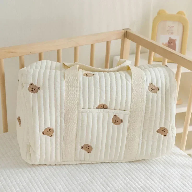 Mommy Bag Bear Maternity Pack Baby Diaper Bag Stroller Nappy Organizer Portable Luggage Tote Bags Travel Changing Messenger Bag