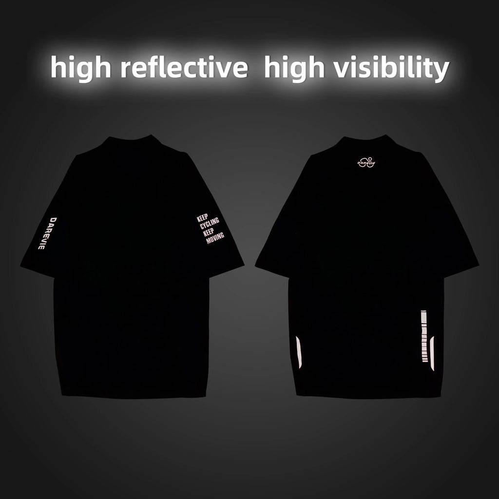 DAREVIE Cycling Jersey SPF 50 Anti-UV Training Level Slim Fit Small Size Men Women Man Cycling Maillot Bike Jersey Cycling Shirt