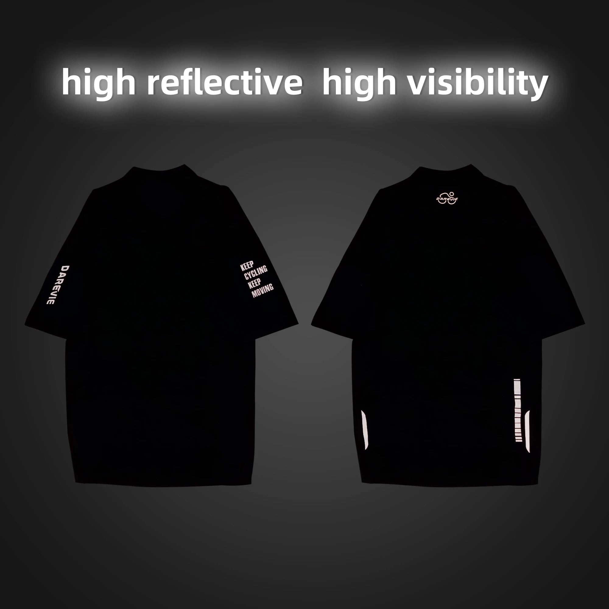DAREVIE Cycling Jersey SPF 50 Anti-UV Training Level Slim Fit Small Size Men Women Man Cycling Maillot Bike Jersey Cycling Shirt