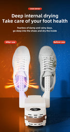New 150W High Power Foldable Electric Shoe Dryer with Intelligent Timer Fast Drying Socks Glove Boot Heater Household Shoe Dryer