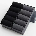 20Pcs/Lot Men's Pure Cotton Socks Plus Size Solid Color Casual Office Business Long Socks Breathable Soft Men's Socks EU39-48