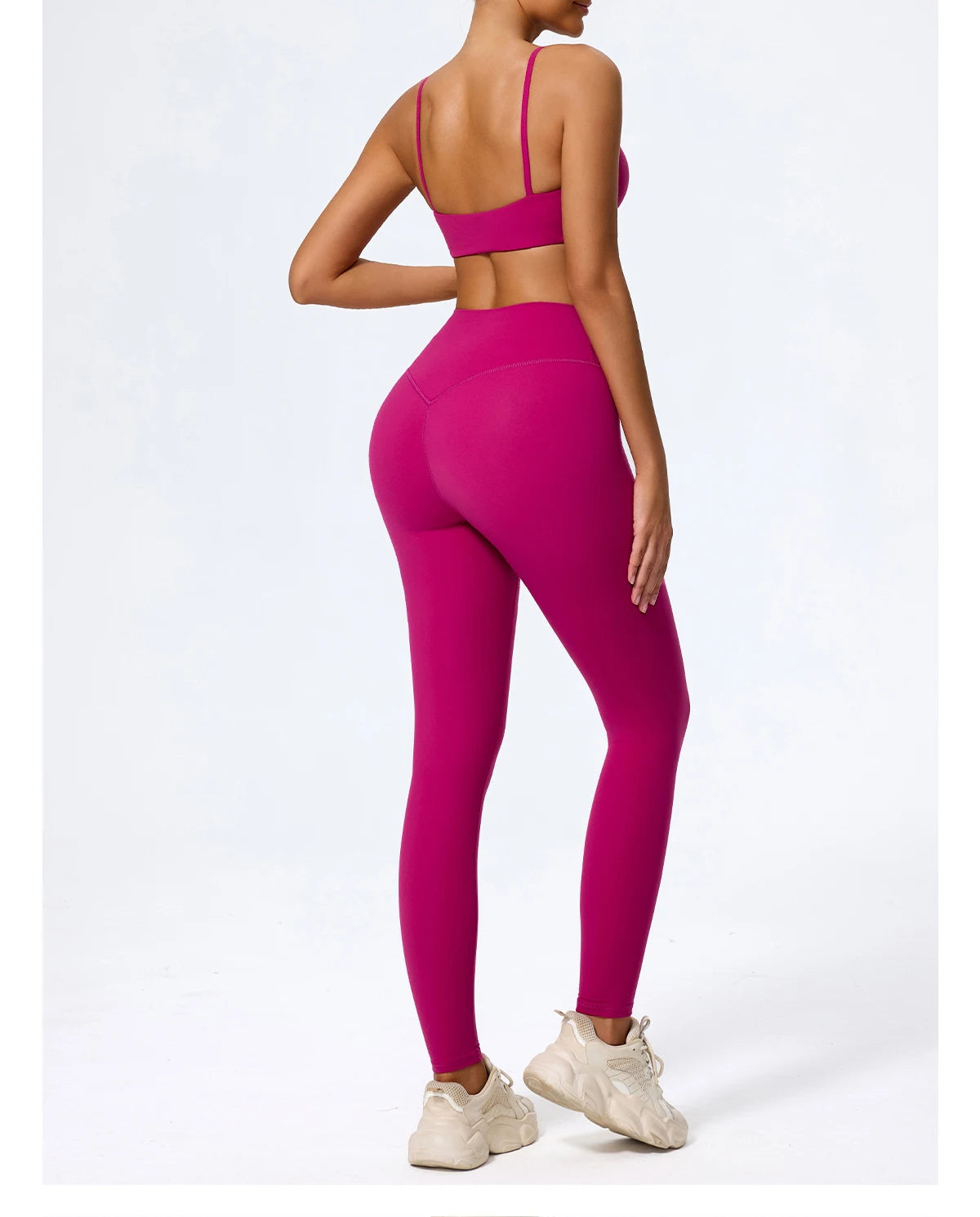Hearuisavy Summer Super-Soft 2Pcs Women's Running Sports Shorts Set Breathable Fitness Yoga Bra Casual Push Up Workout Crop Top