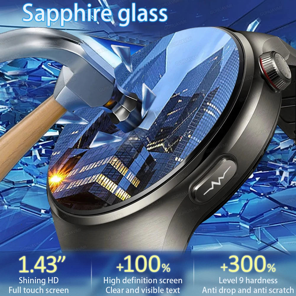 2025 New Nursing Grade Smart Watch Blood oxygen Blood Lipid Uric Acid ECG+PPG Body Temperature Bluetooth Call Health Smartwatch Secondary image
