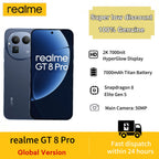 realme GT8 Pro 5G Smartphone 16+512GB,Global Version, 7000mAh Battery, 50MP Camera, Qualcomm Snapdragon8 ,Without Charger