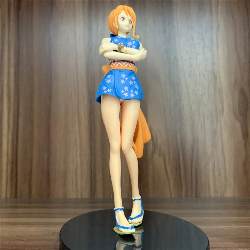 New One Piece Figure Ninja Nami PVC Figures OP Tama Luffy Yamato Kaidou Zoro Sanji Usopp Law Newgate Model Gift Toy