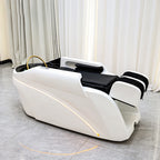 Salon Head Spa Shampoo Massage Bed Synthetic Leather Head Therapy Bed Automatic Massage Shampoo Chair Hair Spa Equipment Durable