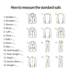 Elegant Men's Suit 3 Piece Fashion Lapel Single Breasted Groom Wedding Slim Fit Casual Version Business Suit For Man