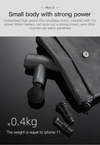 Booster Mini X Massage Gun Percussion Back and Neck Massager Electric Vibrators Portable Fitness Mini Body Massage Machine