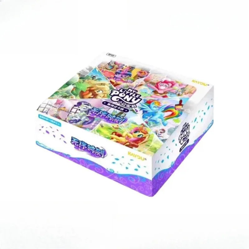 KAYOU Genuine New My Little Pony Friendship Eternal Star Bag 2 Rhythm Moon AR Gilded Decoration OR Collection Card Gift