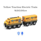 Battery Operated Locomotive Pay Train Set Fit for Wooden Railway Track Powerful Engine Bullet Electric Train for Boys Girls Gift